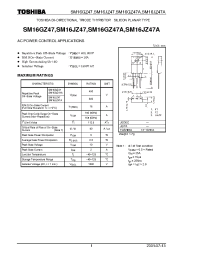 Datasheet SM16GZ47 производства Toshiba