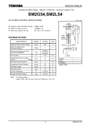 Datasheet SM2L54 производства Toshiba