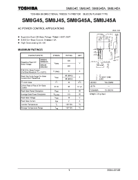 Datasheet SM8G45A manufacturer Toshiba