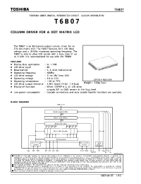 Datasheet T6B07 производства Toshiba