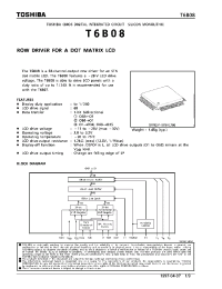 Datasheet T6B08 manufacturer Toshiba