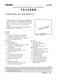 Datasheet TA1268 manufacturer Toshiba