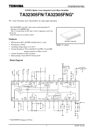 Datasheet TA32305FN производства Toshiba
