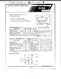 Datasheet TA7120P производства Toshiba