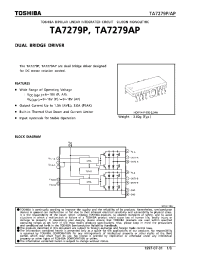 Datasheet TA7279P производства Toshiba
