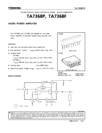 Datasheet TA7368P manufacturer Toshiba