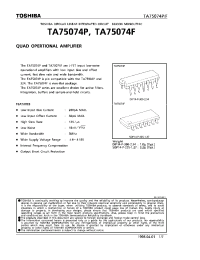 Datasheet TA75074P производства Toshiba