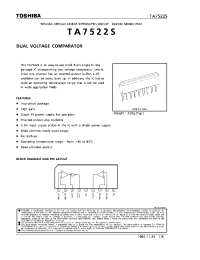 Datasheet TA7522S производства Toshiba