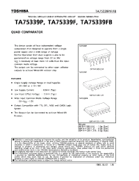 Datasheet TA75339P производства Toshiba