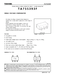 Datasheet TA75S393F производства Toshiba