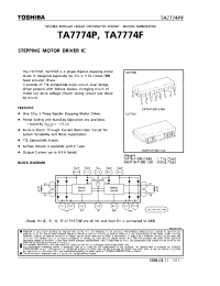 Datasheet TA7774P manufacturer Toshiba