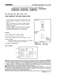 Datasheet TA78DL09AF manufacturer Toshiba