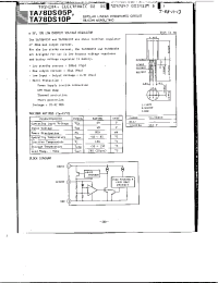 Datasheet TA78DS05P manufacturer Toshiba