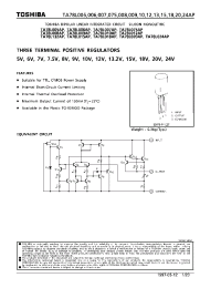 Datasheet TA78L005AP manufacturer Toshiba