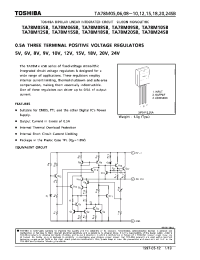 Datasheet TA78M09SB manufacturer Toshiba