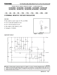 Datasheet TA79L005 manufacturer Toshiba