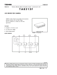Datasheet TA8313F manufacturer Toshiba