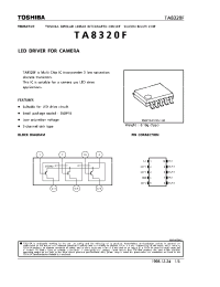 Datasheet TA8320F производства Toshiba