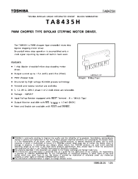 Datasheet TA8435HQ manufacturer Toshiba