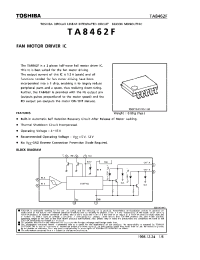 Datasheet TA8462F manufacturer Toshiba