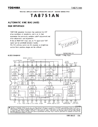 Datasheet TA8751AN manufacturer Toshiba