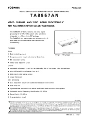 Datasheet TA8867AN manufacturer Toshiba