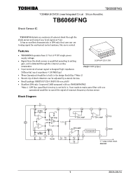 Datasheet TB6066FNG manufacturer Toshiba