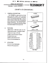 Datasheet TC35083P manufacturer Toshiba