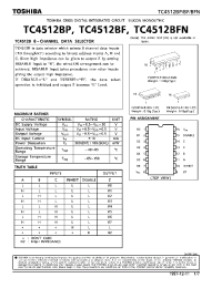 Datasheet TC4512 manufacturer Toshiba