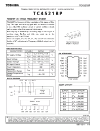 Datasheet TC4521B manufacturer Toshiba