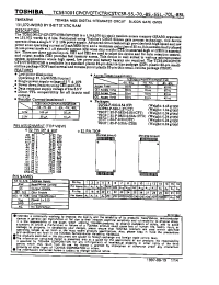 Datasheet TC551001BL-85 manufacturer Toshiba