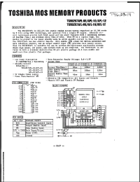 Datasheet TC55257APL-10 manufacturer Toshiba
