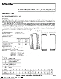 Datasheet TC55257BSPL-85 manufacturer Toshiba