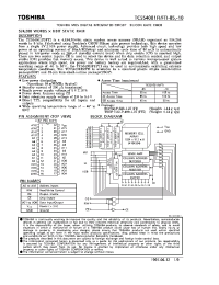 Datasheet TC554001FI-10 manufacturer Toshiba