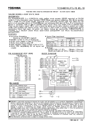 Datasheet TC554001FL-85 manufacturer Toshiba