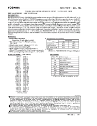 Datasheet TC554161FTI-85L manufacturer Toshiba