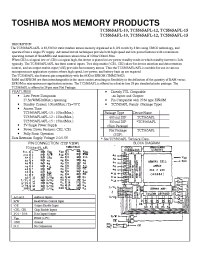 Datasheet TC5565APL manufacturer Toshiba