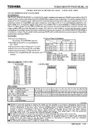 Datasheet TC55V1001FT-85 manufacturer Toshiba