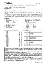 Datasheet TC58256AFT manufacturer Toshiba