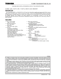 Datasheet TC58FV321 manufacturer Toshiba