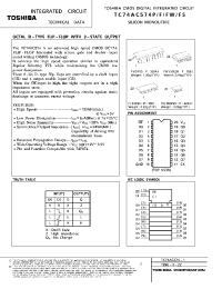 Datasheet TC74AC57FT manufacturer Toshiba