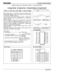 Datasheet TC74ACT374FT manufacturer Toshiba