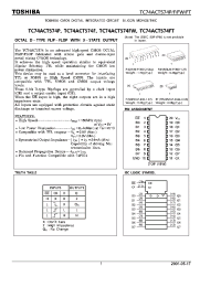 Datasheet TC74ACT574P manufacturer Toshiba