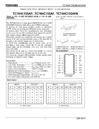 Datasheet TC74HC155AF manufacturer Toshiba