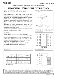 Datasheet TC74HC175 manufacturer Toshiba