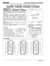 Datasheet TC74HC240 manufacturer Toshiba