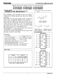 Datasheet TC74HC368AP manufacturer Toshiba