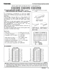 Datasheet TC74HCT540AFW manufacturer Toshiba