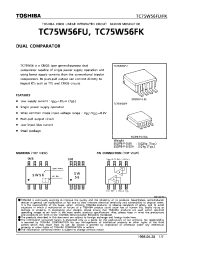 Datasheet TC75W56FU manufacturer Toshiba