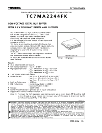 Datasheet TC7MA2244FK manufacturer Toshiba